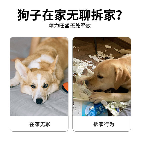 Dog toy sounds simulated newspaper, pet consumes physical energy, interactive funny dog ​​noise paper, puppy can entertain himself at home to relieve boredom