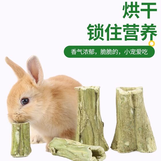 Teething papaya mound rabbit chinchilla guinea pig rabbit molar stick snack drying papaya tree mound papaya silk toy
