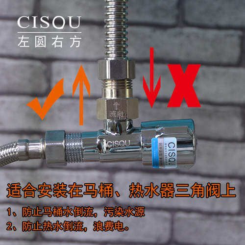 4分止回阀铜单向进水阀6分1寸太阳能热水器水表马桶逆止阀卧立式 - 图2