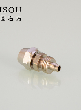 黄铜净水器2分直通快速接头直饮净水机水管一字对接直接转换接头