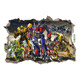 Cartoon Optimus Prime Waterproof Sticker Children's Room Decorative Painting
