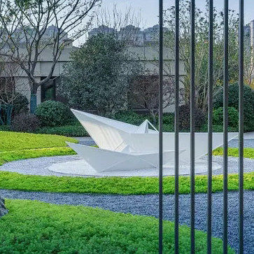 户外不锈钢镂空船雕塑铁艺抽象装饰品售楼处楼盘草坪园林景观摆件,淘宝优惠券,粉丝福利购,淘宝优惠卷