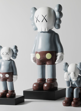 树脂装饰现代客厅kaws
