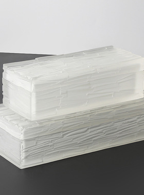 桌面冰裂摆件样板房半透明首饰盒