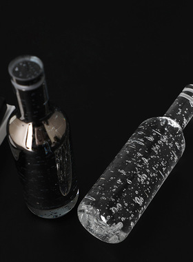 简约现代风书柜水晶透明软装饰品