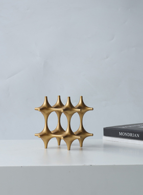 金属装饰现代客厅几何魔方