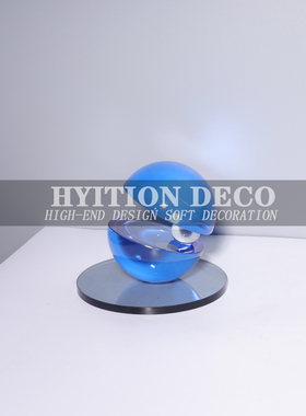 水晶装饰现代客厅水晶半球