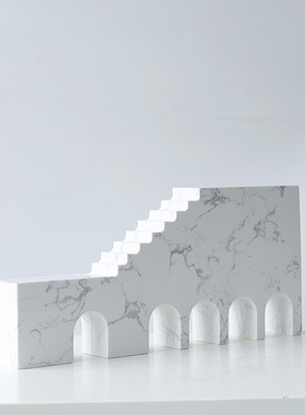 大理石装饰现代客厅楼梯