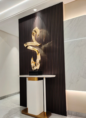 现代轻奢抽象艺术曲线摆件