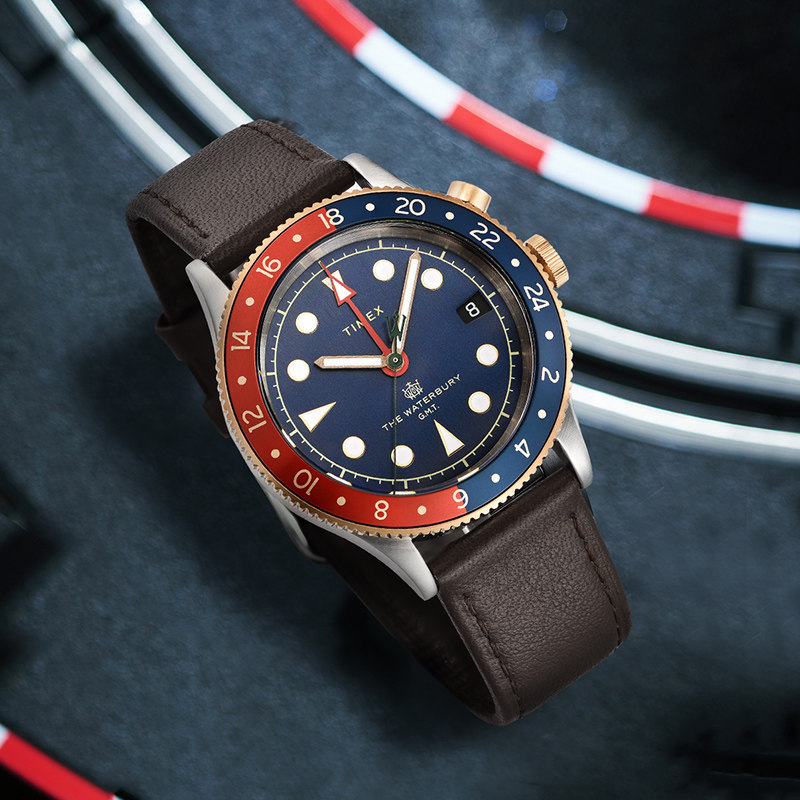 TIMEX天美时手表男绿水鬼经典复古时尚休闲简约男士腕表TW2U90500