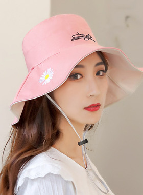Women's Reversible Beach Hat, UV Protection Outdoor Sun Hat