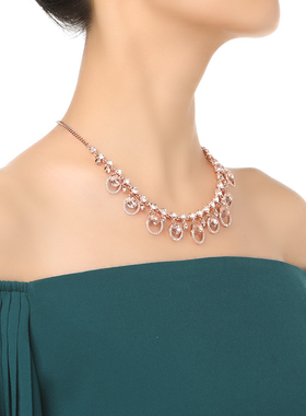 URCHOICE小众冷淡风圆形锁骨链