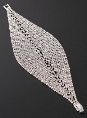 【UR CHOICE】GENUINE●美国I.N.C原单正品银色叶子闪亮手链手镯