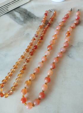 蛇年网红幸运石阜新本地精品玛瑙项链女士颈链婆婆母亲节生日礼物