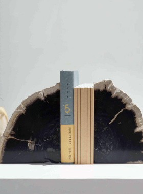 办公室桌上天然书架礼物装饰摆件