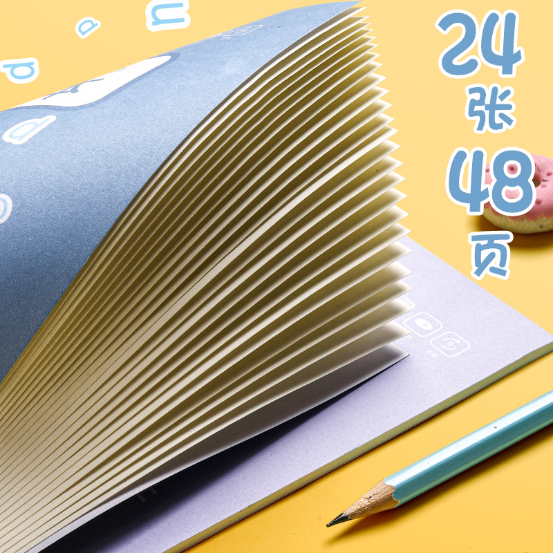 小学生拼音田字格本作业本子全国标准统一田字簿生字数学练字幼儿园写字儿童一年级田子格二年级田格本三年级 - 图3