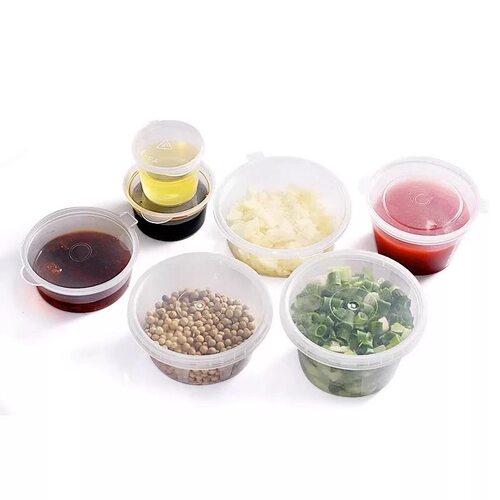 一次性酱料盒商用外带密封小料百香果分装盒辣酱油食品级连体带盖 - 图3