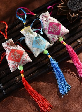 招财锦囊吉祥物偏财彩票中奖生意兴隆护身符五路财神财源滚滚挂件
