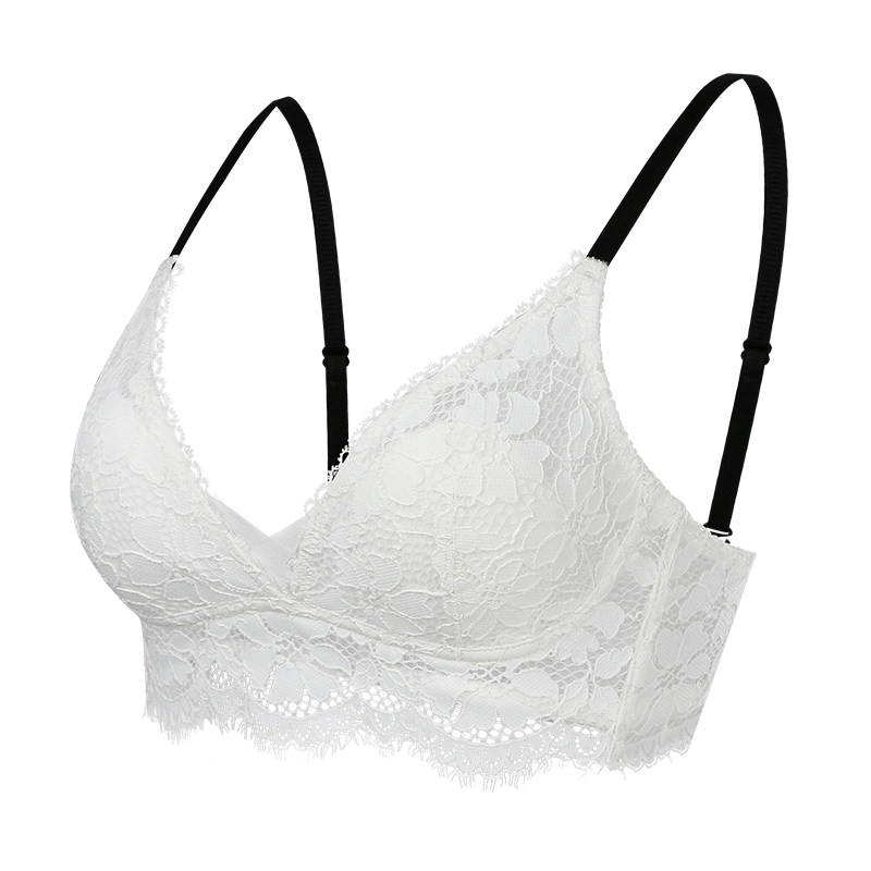 法式夏季舒适无钢圈纯欲性感文胸 祺蕾文胸