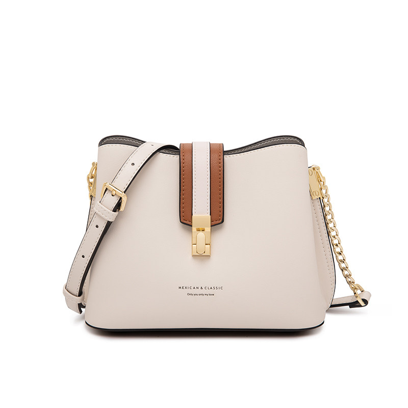 稻草人2020新款潮女洋气水桶包 稻草人优客女士包袋