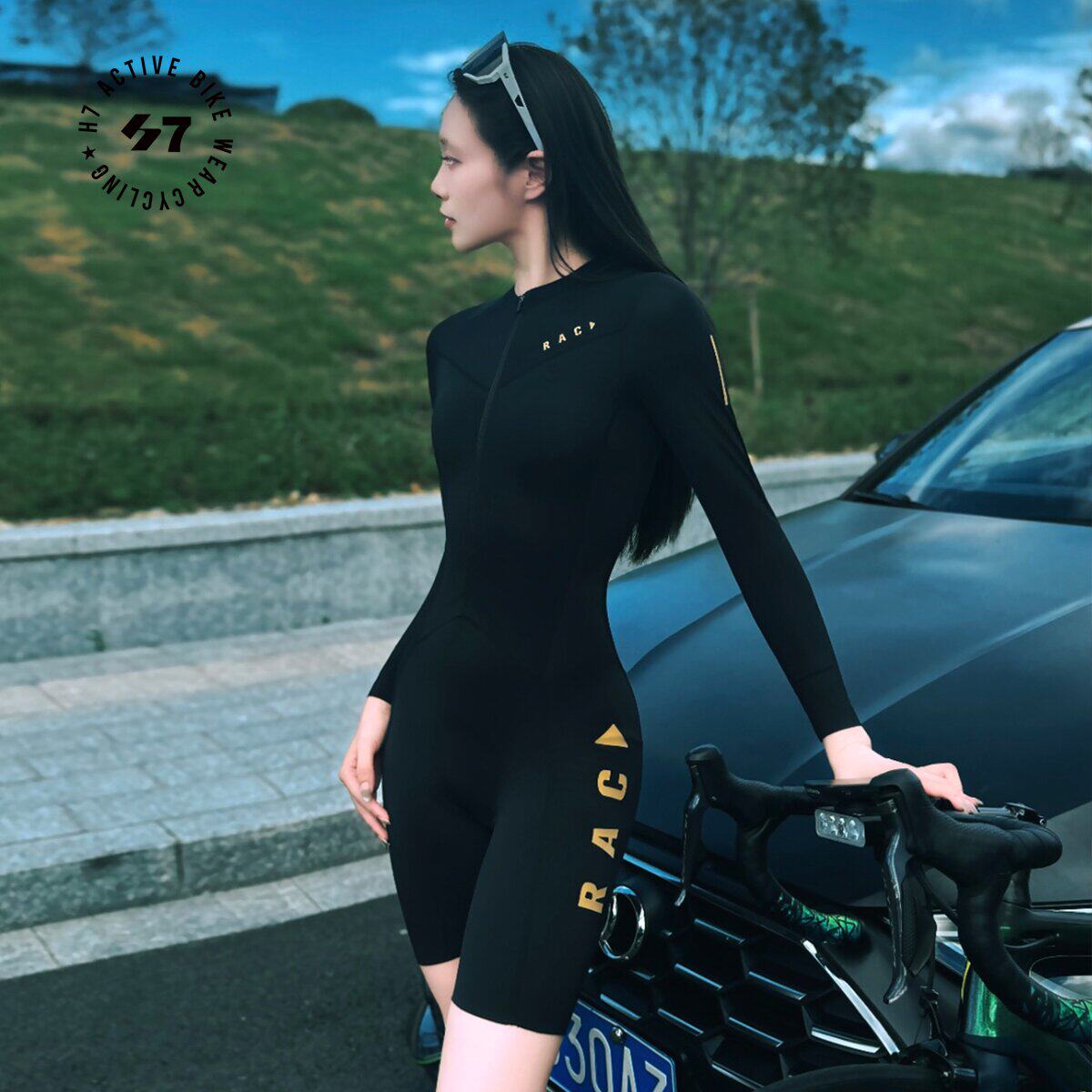 「春秋新品-御风男女款」公路车连体骑行服夏长袖短裤长途竞赛级,淘宝优惠券,粉丝福利购,淘宝优惠卷