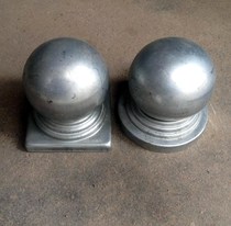 Column head cap round pipe iron flower cover trim ball iron square pipe square pipe cap square pipe cap stair armrest start studs head 