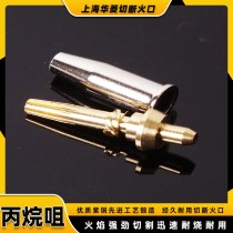 Cut Gun Mouth Cut Torch 30 Type 100 Stainless Steel 2 Plum Blossom Cut Gas Cut Oxygen Gas Liquefied Gas Propane Cut Mouth