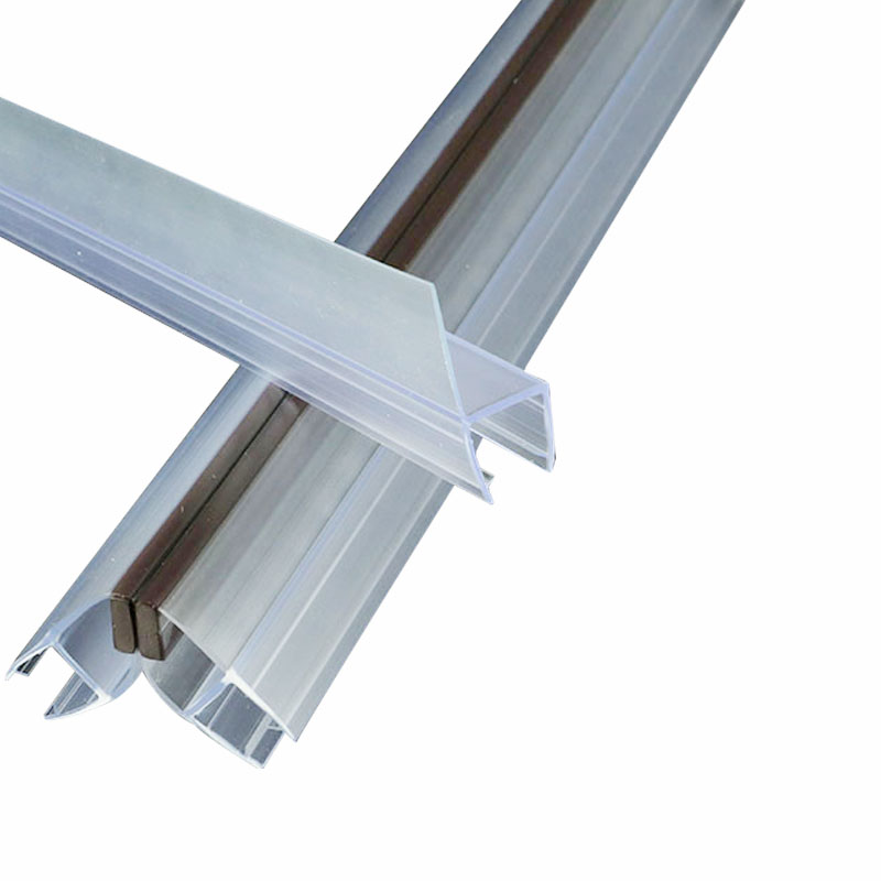 淋浴房挡水磁吸胶条无框阳台窗缝防风防撞封边条浴室玻璃门密封条 - 图3