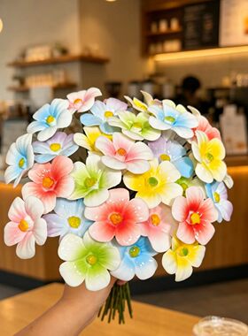 手工捏陶瓷仿真小雏菊花装饰礼品