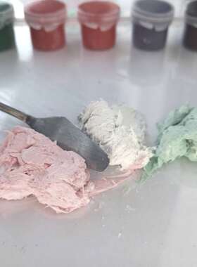 手工浮雕DIY刮刀画绘心艺术