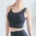 Mặc vest yoga chạy bộ tập thể nữ chống sốc thu thập rập khuôn đồ lót thể thao quần áo nhanh khô rập khuôn áo ngực thể dục mỏng - Đồ lót thể thao