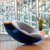 Willstyle designer Mavimatt Alien UFO GRP flying saucer sofa chair light lavish art hotel decent board room