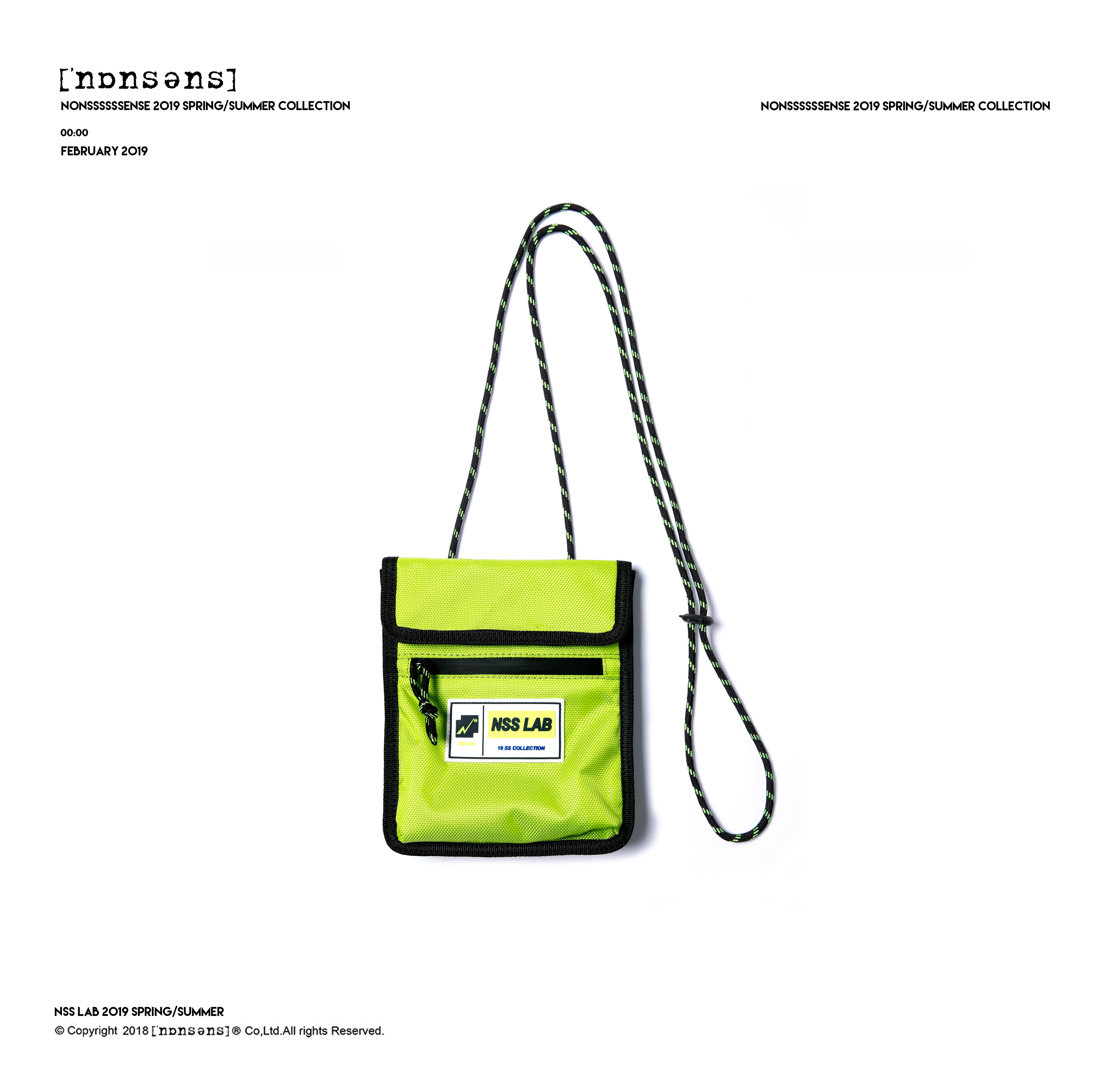 NSS LAB 19 S/S 潮牌 国潮 街头 PVC透明 斜挎包 单肩包腰包 男女,淘宝优惠券,粉丝福利购,淘宝优惠卷