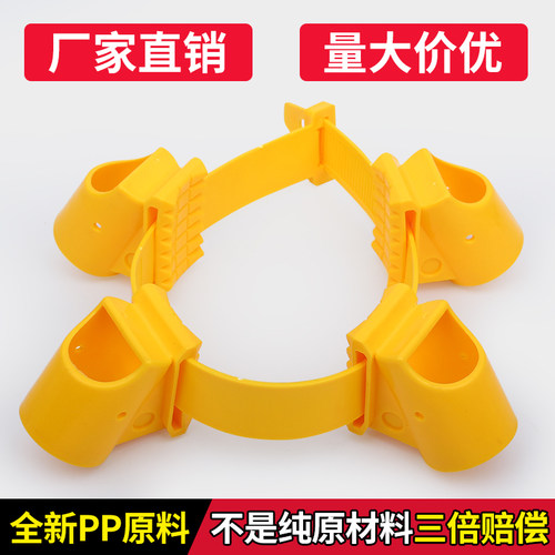 树木支撑架大树固定器园林绿化工程大树支撑器塑料套杯绑带防风 - 图1