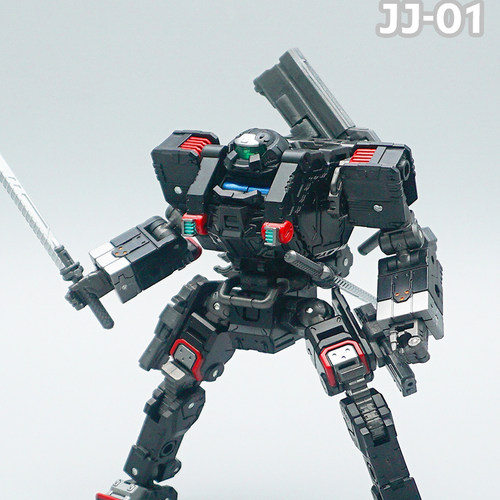 MFT变形机甲玩具 JJ01 非TM01戴亚克隆 伽马机突击者 战术动力服 - 图0