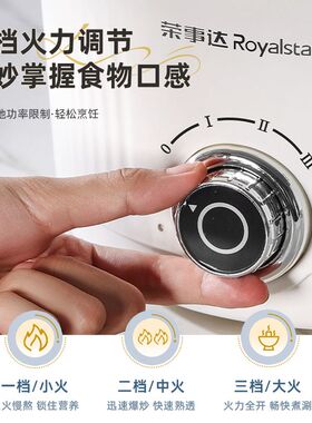 荣事达电煮锅多功能家用蒸煮一体电炒锅学生宿舍煮面小电锅电火锅