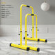 Adjustable super stable and extended base fitness parallel bars