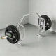 Hexagonal electroplated open barbell bar for squats and back training