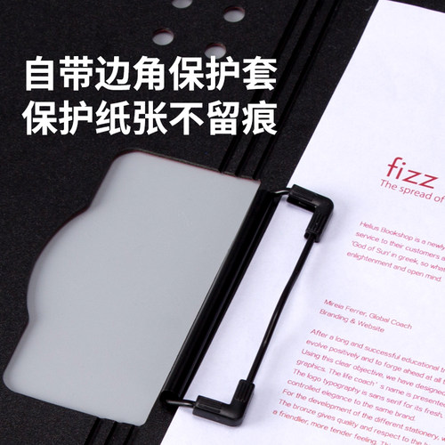 kinbor【fizz】文件夹A4板夹横式资料册写字垫板a3试卷夹文具档案卷子试卷整理神器文件夹多层学生用 - 图2