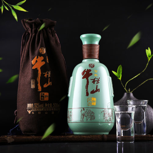 北京牛栏山52度高度和之牛500ml*6瓶浓香型礼品礼物布袋白酒水 - 图1