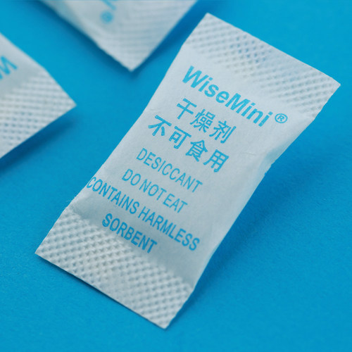 威胜无纺纸0.5g克2500包食品干燥剂硅胶防潮霉珠药品保健品除湿剂 - 图0