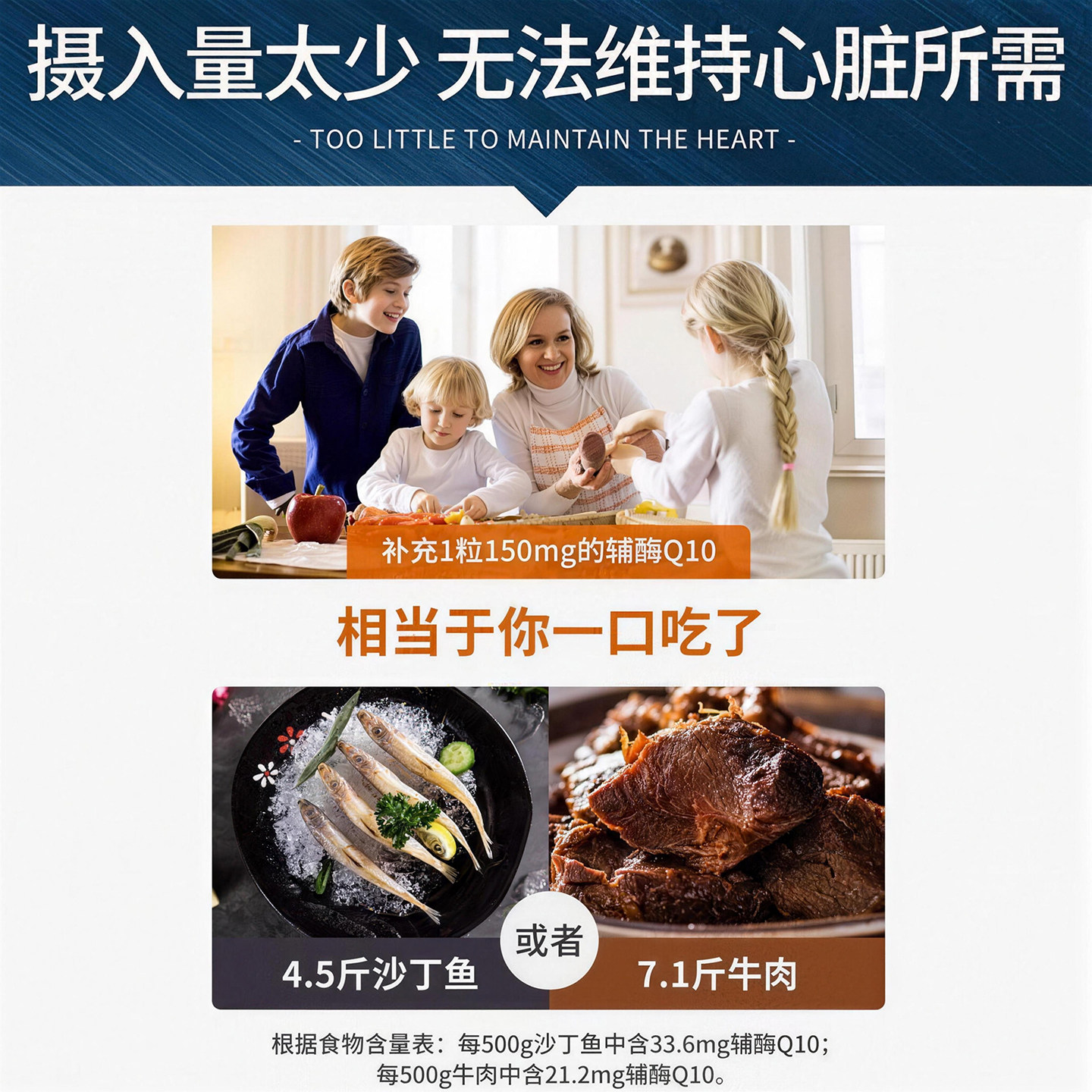 加拿大进口伟博天然辅酶Q10软胶囊100mg*2瓶 中老年心脏活力120粒