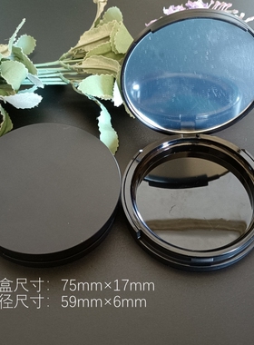 大理石单层粉饼盒假睫毛盒
