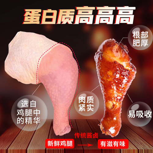 阿满食品卤味五香大鸡腿即食真空包装休闲鸡肉类零食美食小吃特产 - 图1