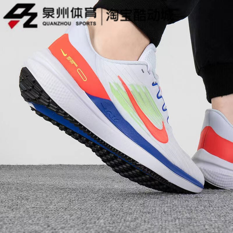 NIKE/耐克 AIR WINFLO 9 男子低帮透气网面运动跑步鞋 DX3355-100 - 图2