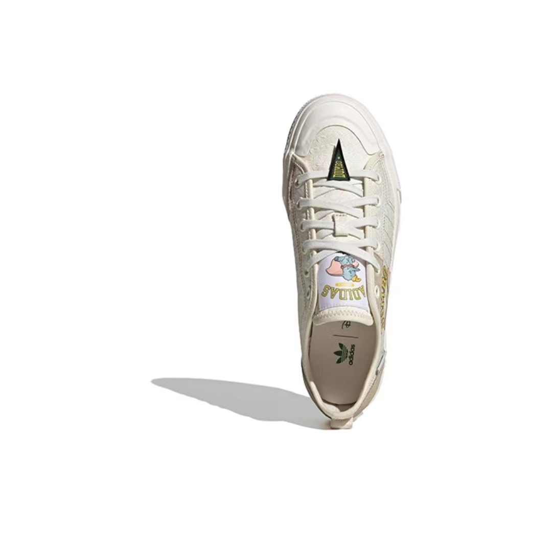 Adidas/阿迪达斯NIZZA三叶草女子迪士尼联名款防滑低帮板鞋IE5881 - 图2
