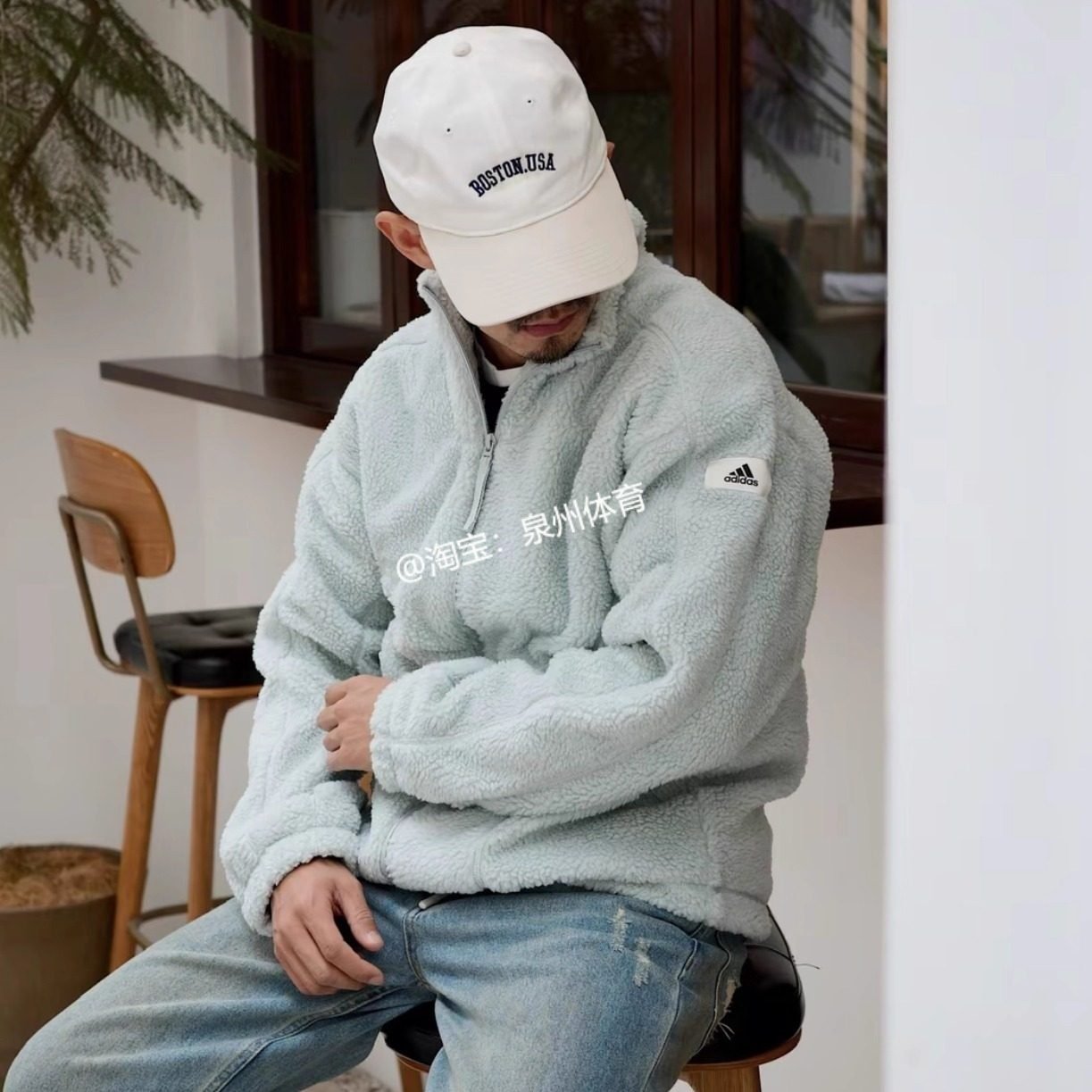 Adidas男女同款防风保暖舒适羊羔绒外套IQ1366IQ1367IQ1368JN5848,淘宝优惠券,粉丝福利购,淘宝优惠卷