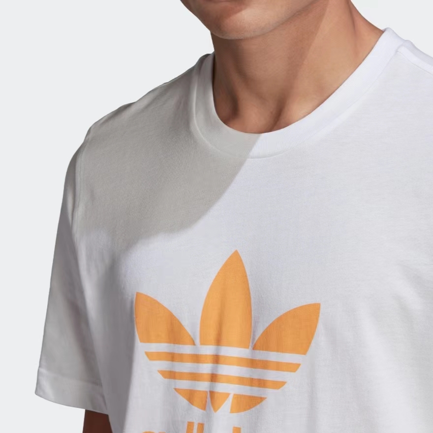 Adidas/阿迪达斯TREFOIL T-SHIRT三叶草男子印花短袖T恤衫 GN3486 - 图2