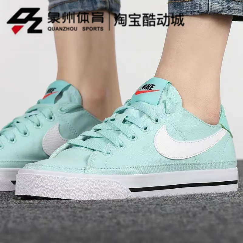 NIKE/耐克女子舒适透气经典简约休闲低帮帆布板鞋 CZ0294-100-300-图2