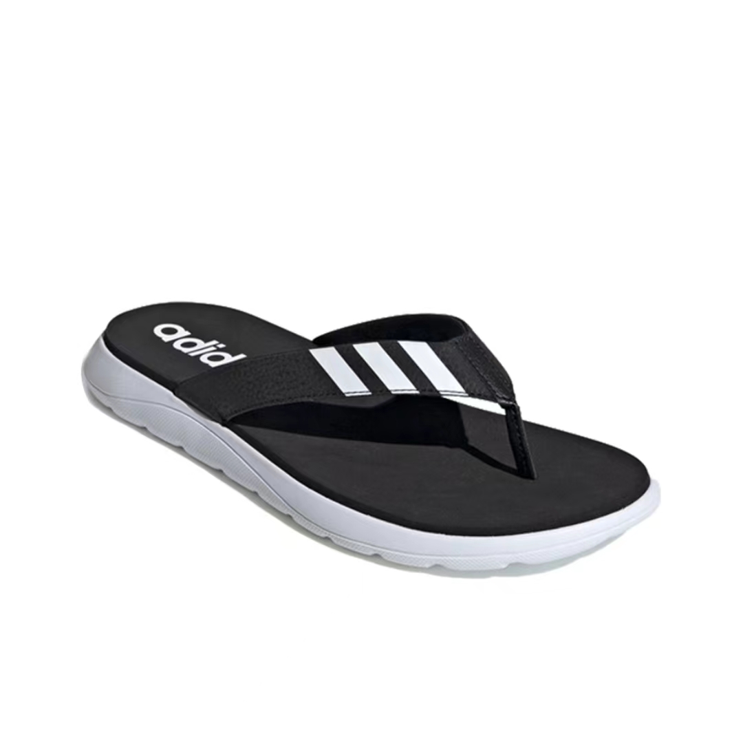 Adidas/阿迪达斯COMFORT FLIP FLOP男子防滑耐磨休闲人字拖EG2069 - 图1